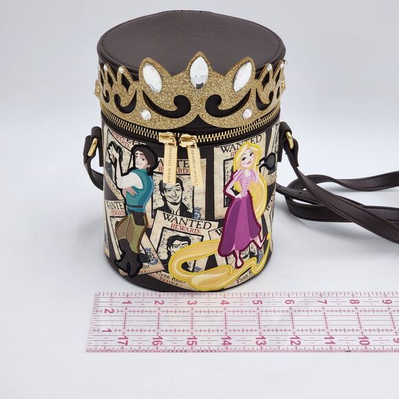 Danielle Nicole Disney Tangled Rapunzel Cylindrical Crossbody Bag - Picture 7 of 8